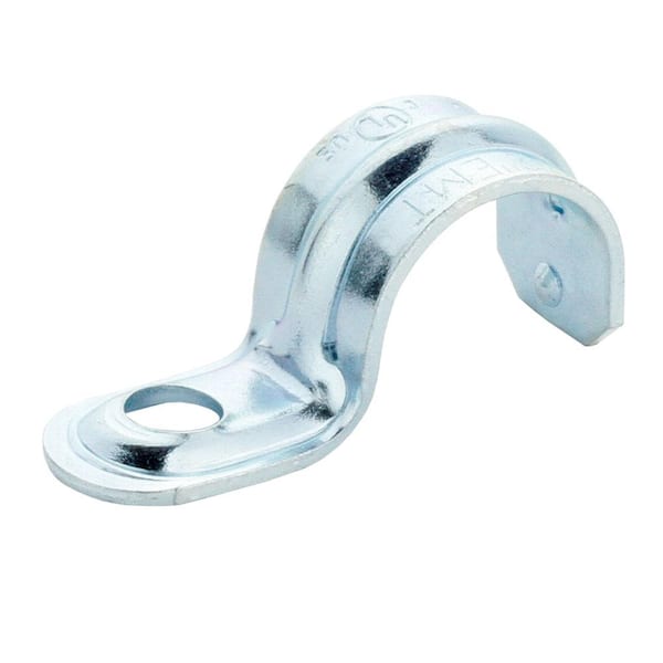 Commercial Electric 1/2 in. Electrical Metallic Tubing (EMT) One-Hole Strap (4-Pack)