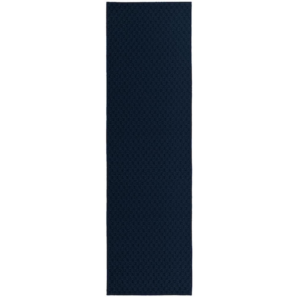 Garland Rug Town Square Indigo 3 ft. x 8 ft. Runner Rug