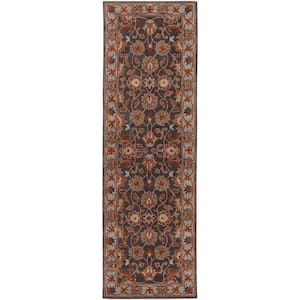 John Charcoal Gray 3 ft. x 8 ft. Runner Rug