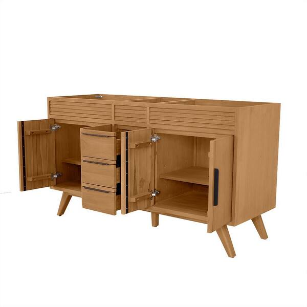 Taylor 60 in. W x 21 in. D Bath Vanity Cabinet Only in Natural Teak Taylor 60 in. W x 21 in. D Bath Vanity Cabinet Only in Natural Teak