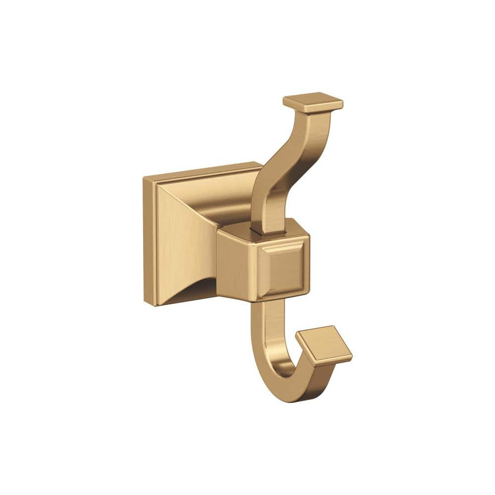 Amerock Mulholland J-Hook Single Robe Hook in Champagne Bronze ...