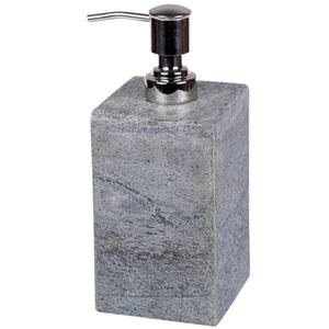 Natural Slate Liquid Soap Dispenser in Gray