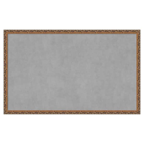 Amanti Art Antique Bronze 42 in. x 26 in. Framed Magnetic Board