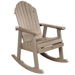 Hamilton Woodland Brown Plastic Outdoor Rocking Chair
