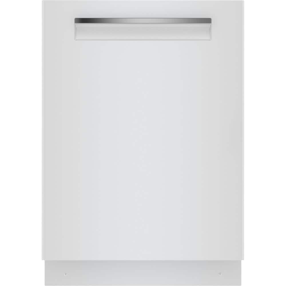 500 Series 24 in. White Top Control Tall Tub Pocket Handle Dishwasher with Stainless Steel Tub, 44 dBA