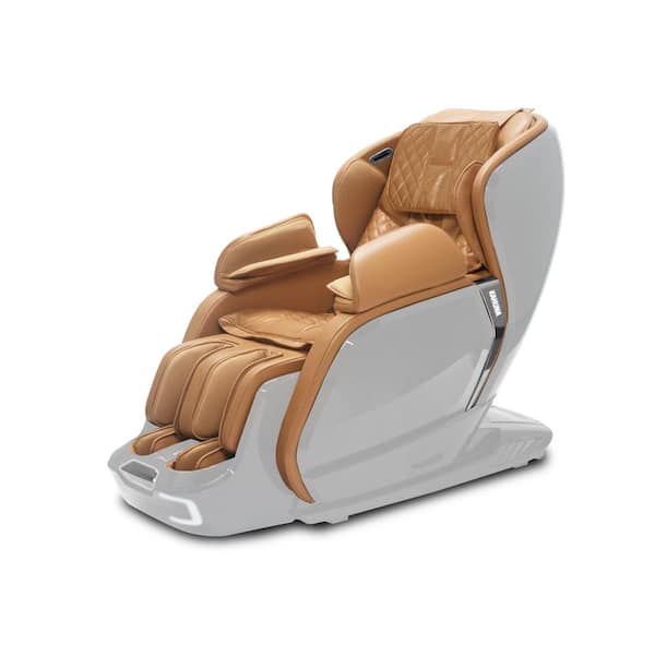 Costway Relaxe Zero Gravity Shiatsu Massage Chair with Heating (SL-Track)  in Beige JL10003WL-CF - The Home Depot