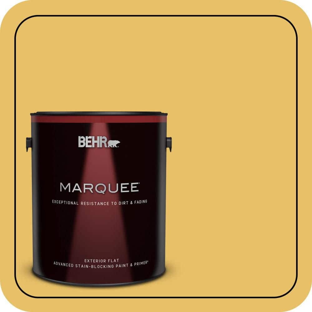 1 gal. #360D-5 Golden Chalice Flat Exterior Paint & Primer price history on PriceWatchPro