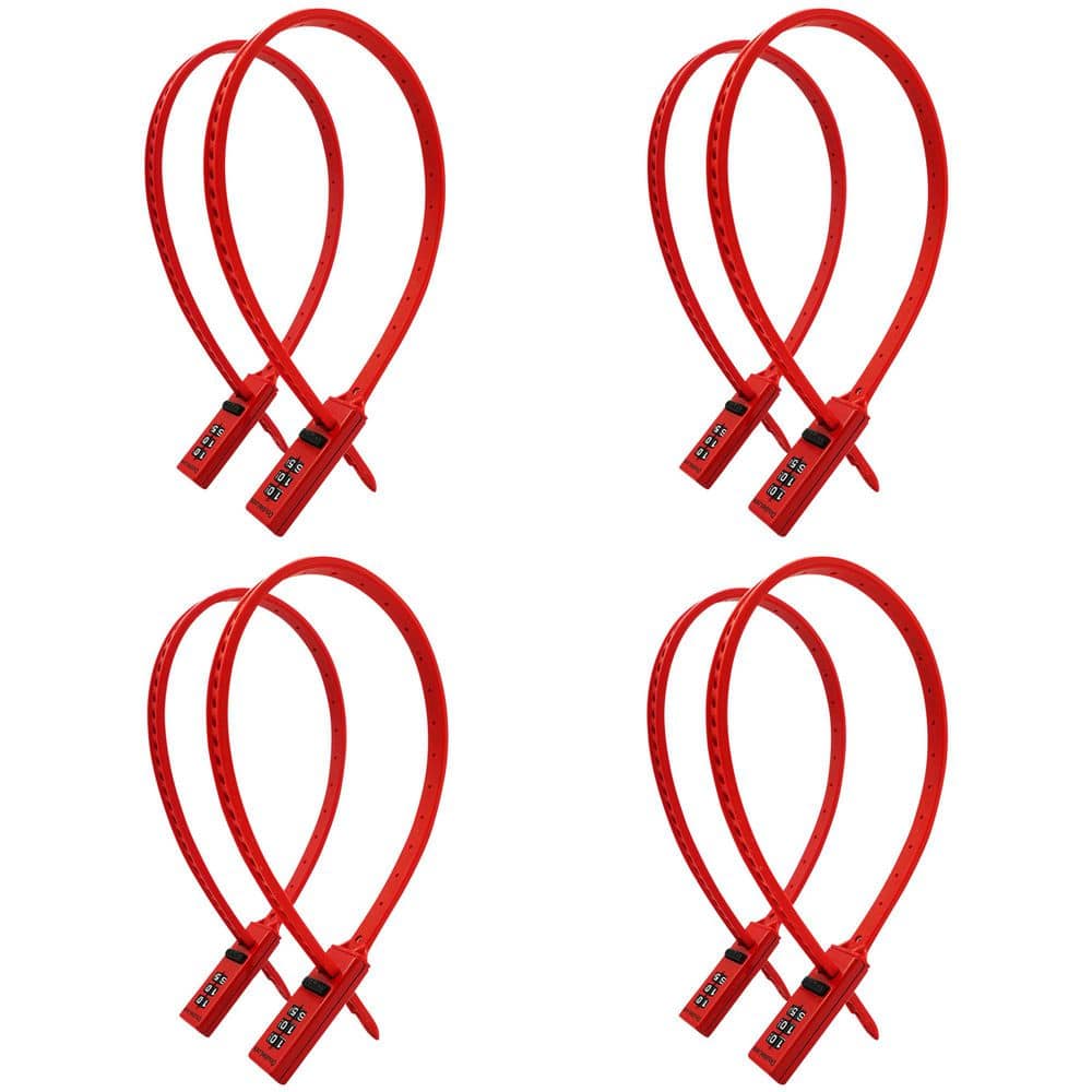 BADGER, Strap Lock Flexible Combination Zip Tie Locks 19 in. usable Heavy Duty Strap - 8-Pack price history on PriceWatchPro