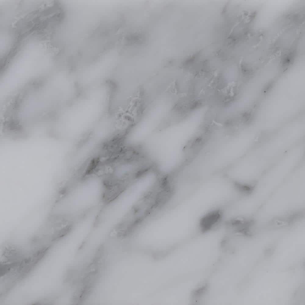 Bianco Carrara Marble White Bathroom Vanity Side Splash