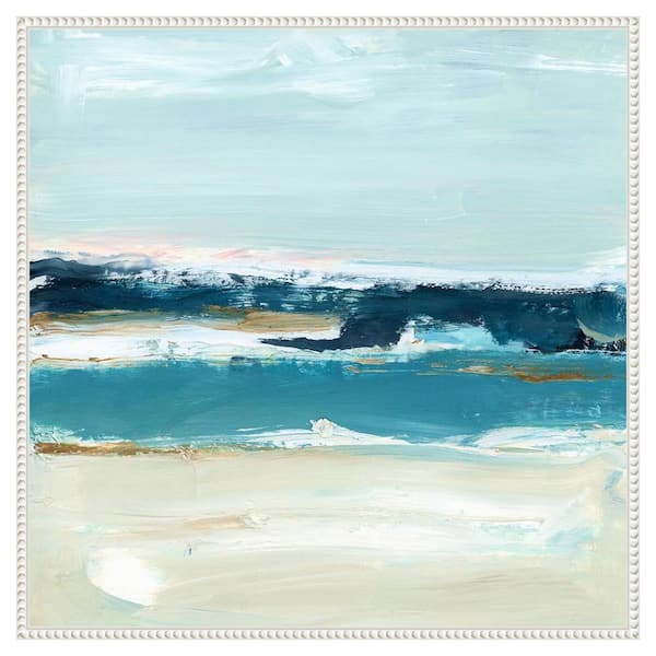 Amanti Art The Calm Before II by Ethan Harper 30 in. W x 30 in. H. Canvas Wall Art Print Framed in White