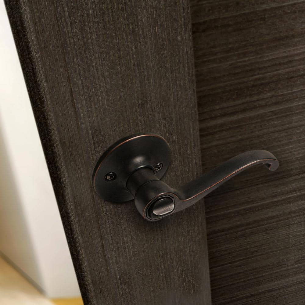 Oil Rubbed Bronze Universal Privacy Door Lever