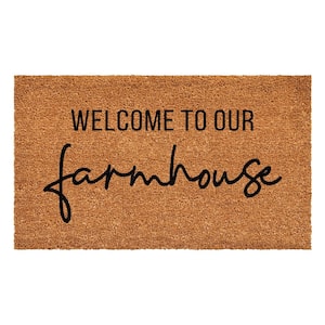 Welcome To Our Farmhouse 17 in. x 29 in. Door Mat