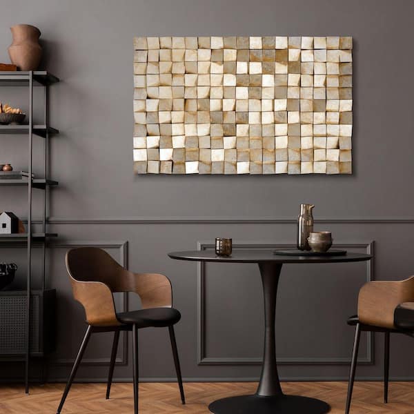 Empire Art Direct 48 in. x 30 in. Textured 1 Mixed Media Hand