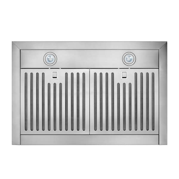 BW5030SSL Broan Broan® 30-Inch Convertible European Style Wall-Mounted  Chimney Range Hood, 380 MAX Blower CFM, Stainless Steel LED Light