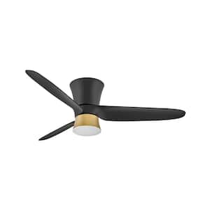 Neo 52.0 in. Indoor/Outdoor Integrated LED Matte Black Ceiling Fan with Remote Control