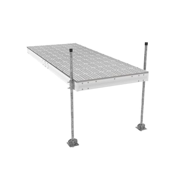 4 ft. x 20 ft. Aluminum Stationary Dock Kit w/ Signature Top -2 Section