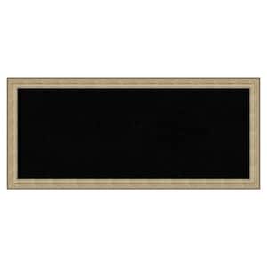 Paris Champagne Framed Black Corkboard 32 in. x 14 in. Bulletine Board Memo Board