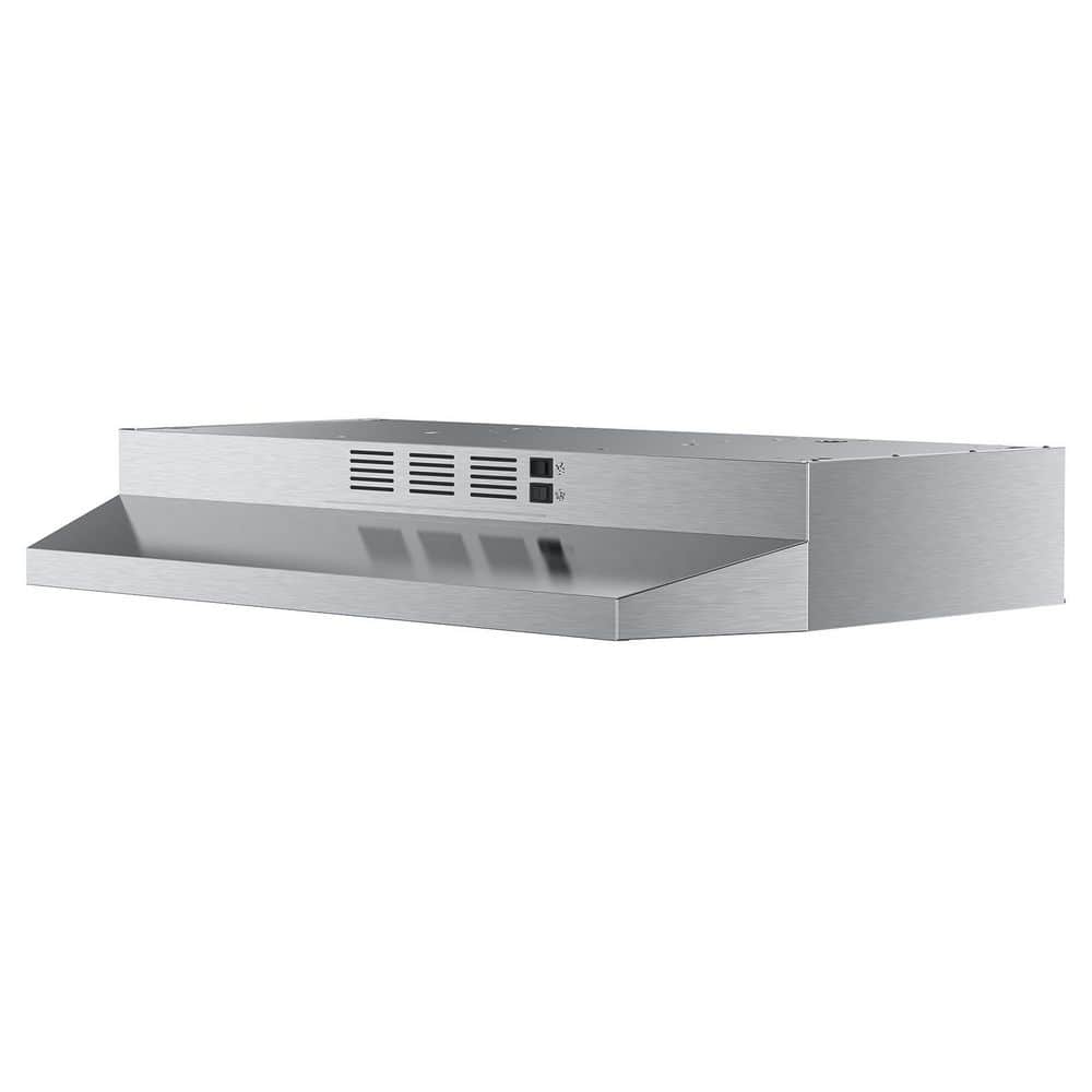 30 in. 300 CFM Convertible Under Cabinet Range Hood in Stainless Steel with LED Light and Top or Rear Venting price history on PriceWatchPro