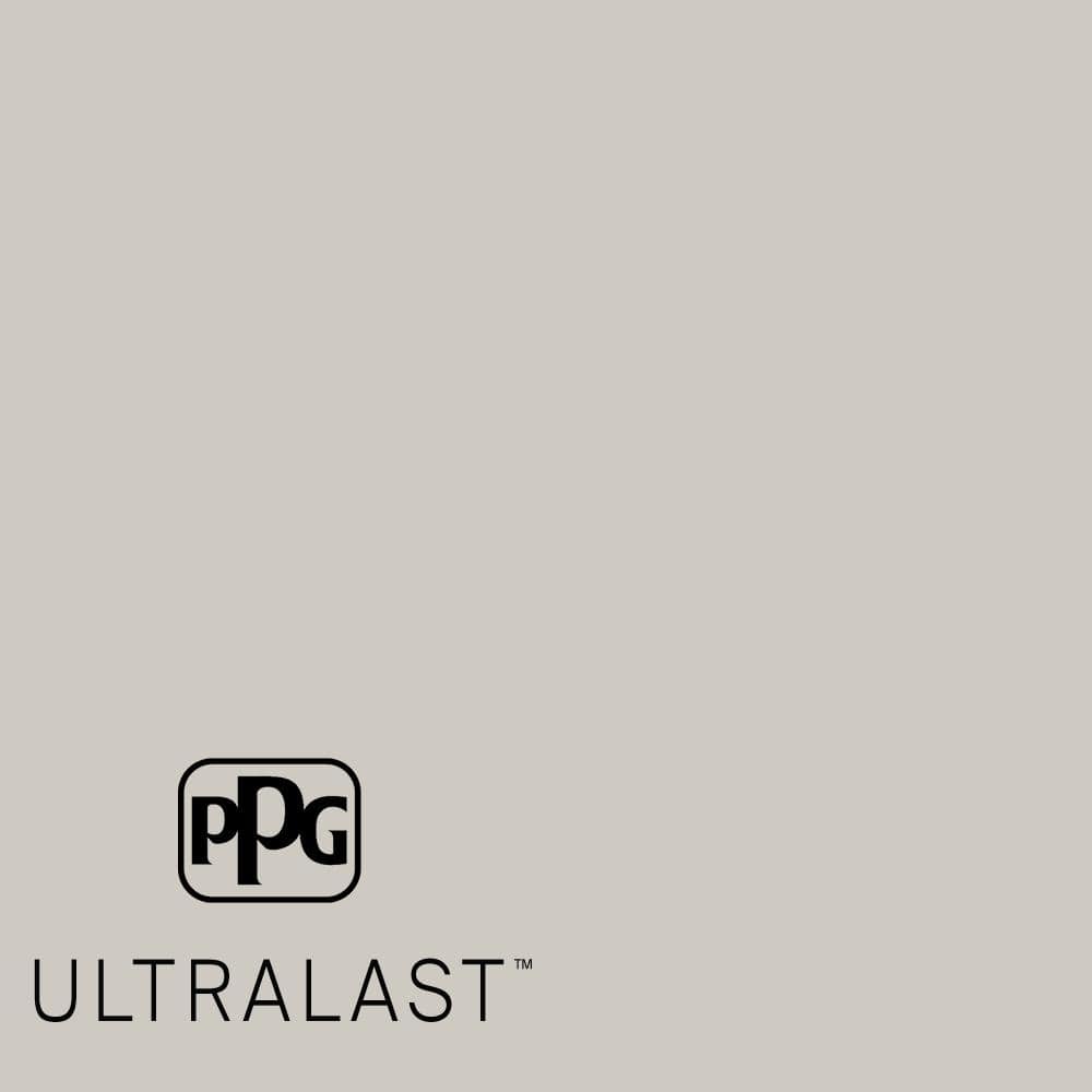 PPG UltraLast 1 qt. PPG1007-2 Swirling Smoke Semi-Gloss Interior Paint ...