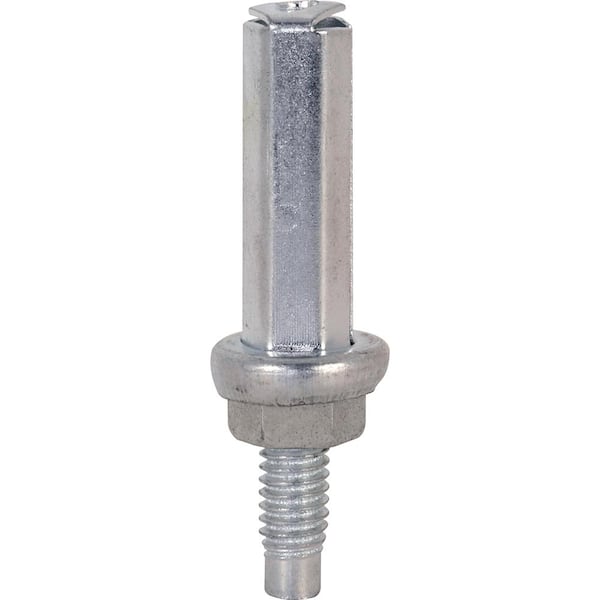 Bi-Fold Door Bottom Pivot, 1/4 in. Pin x 7/16 in. Base, Steel (2-pack)