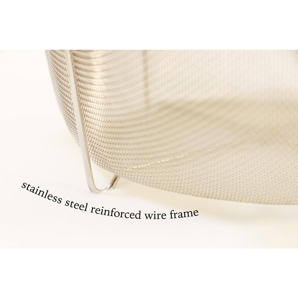 Stainless Steel Mesh Colander with Santopreme Handles, 6.5-Inch