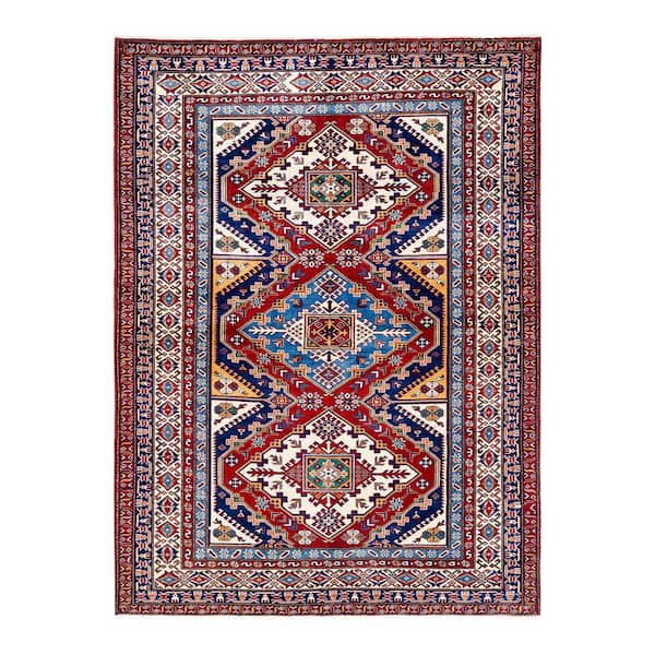 Solo Rugs Tribal One-of-a-Kind Bohemian Orange 5 ft. 9 in. x 7 ft. 10 in. Tribal Area Rug