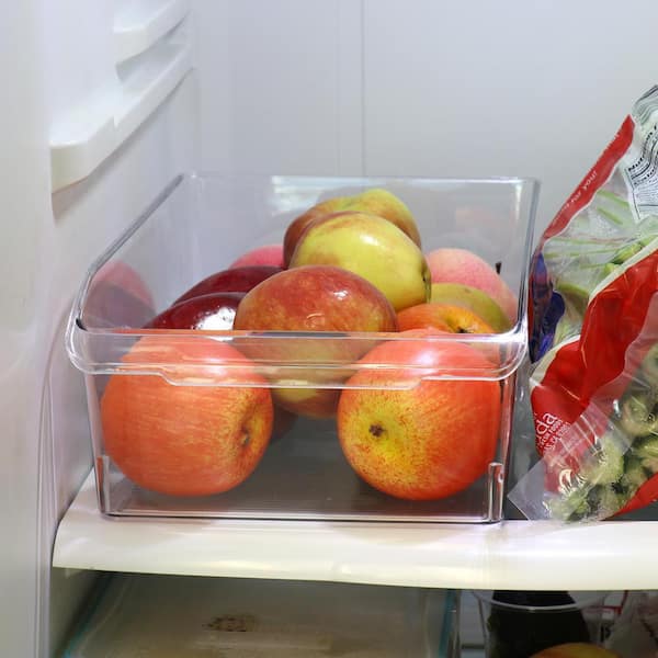 Kitchen Refrigerator Storage Box With Lid Clear Sealing Food Vegetable  Fruit Container Organizer Case For Corn