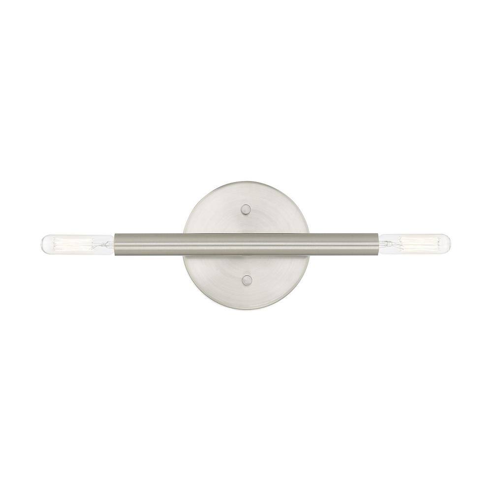 Copenhagen Brushed Nickel Industrial Wall Sconce