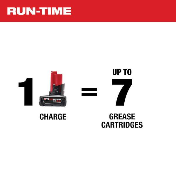 M12 12-Volt Lithium-Ion Cordless Grease Gun Kit with One 3.0 Ah Battery, Charger and Tool Bag M12 12-Volt Lithium-Ion Cordless Grease Gun Kit with One 3.0 Ah Battery, Charger and Tool Bag