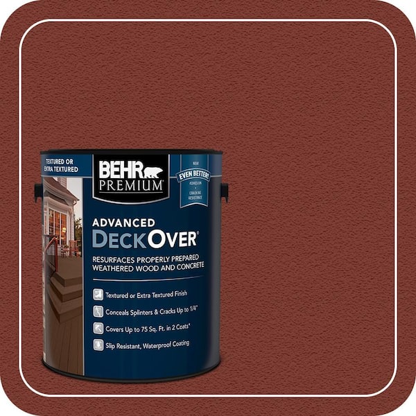 1 gal. #SC-330 Redwood Textured Solid Color Exterior Wood and Concrete Coating