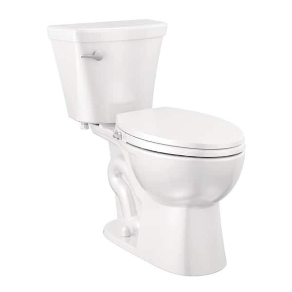 Delta Turner Bidet Seat 2-piece 1.28 GPF Single Flush Elongated Toilet in White