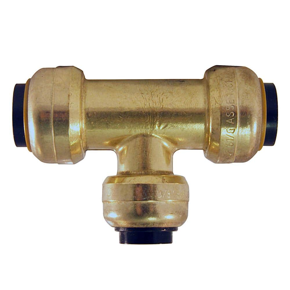 1/2 in. x 1/2 in. x 3/8 in. Brass Push-To-Connect Reducer Tee price history on PriceWatchPro
