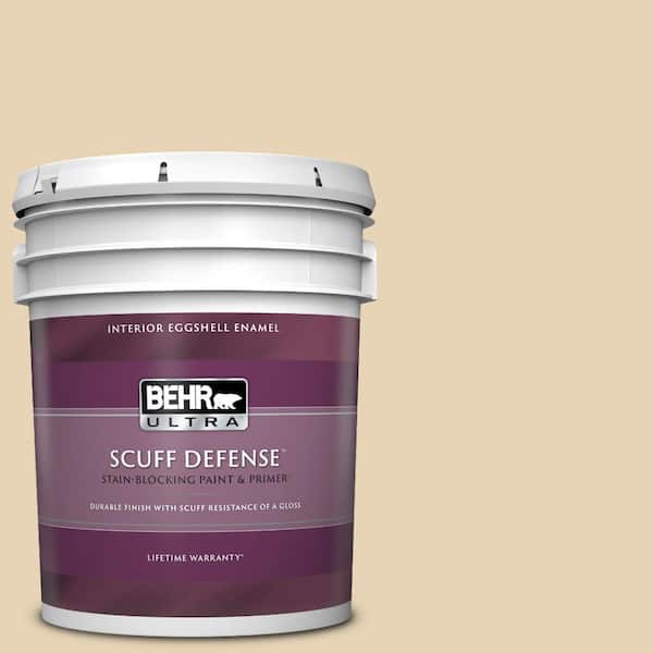 BEHR ULTRA 5 gal. #PPU7-18 Sand Pearl Extra Durable Eggshell Enamel Interior Paint & Primer