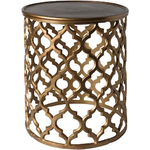 Olyea Tan Accent Table