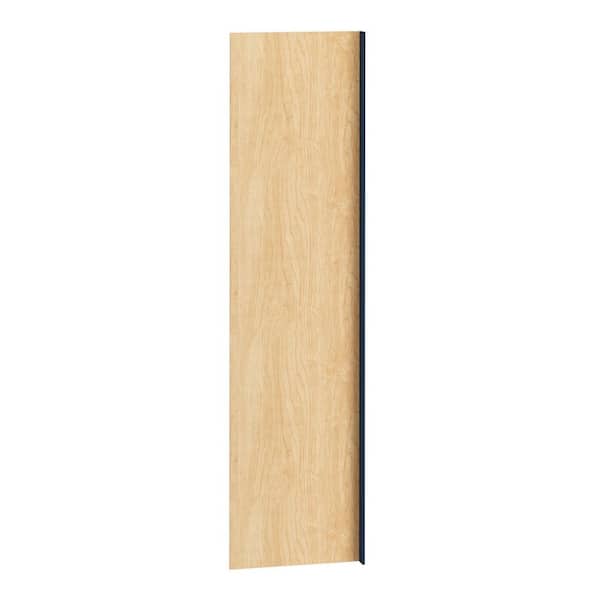 QuickShip Cottage 24 in. W x 1.5 in. D x 96 in. H Tall Pantry End Panel with Attached 3 in. Fill Strip in Bermuda