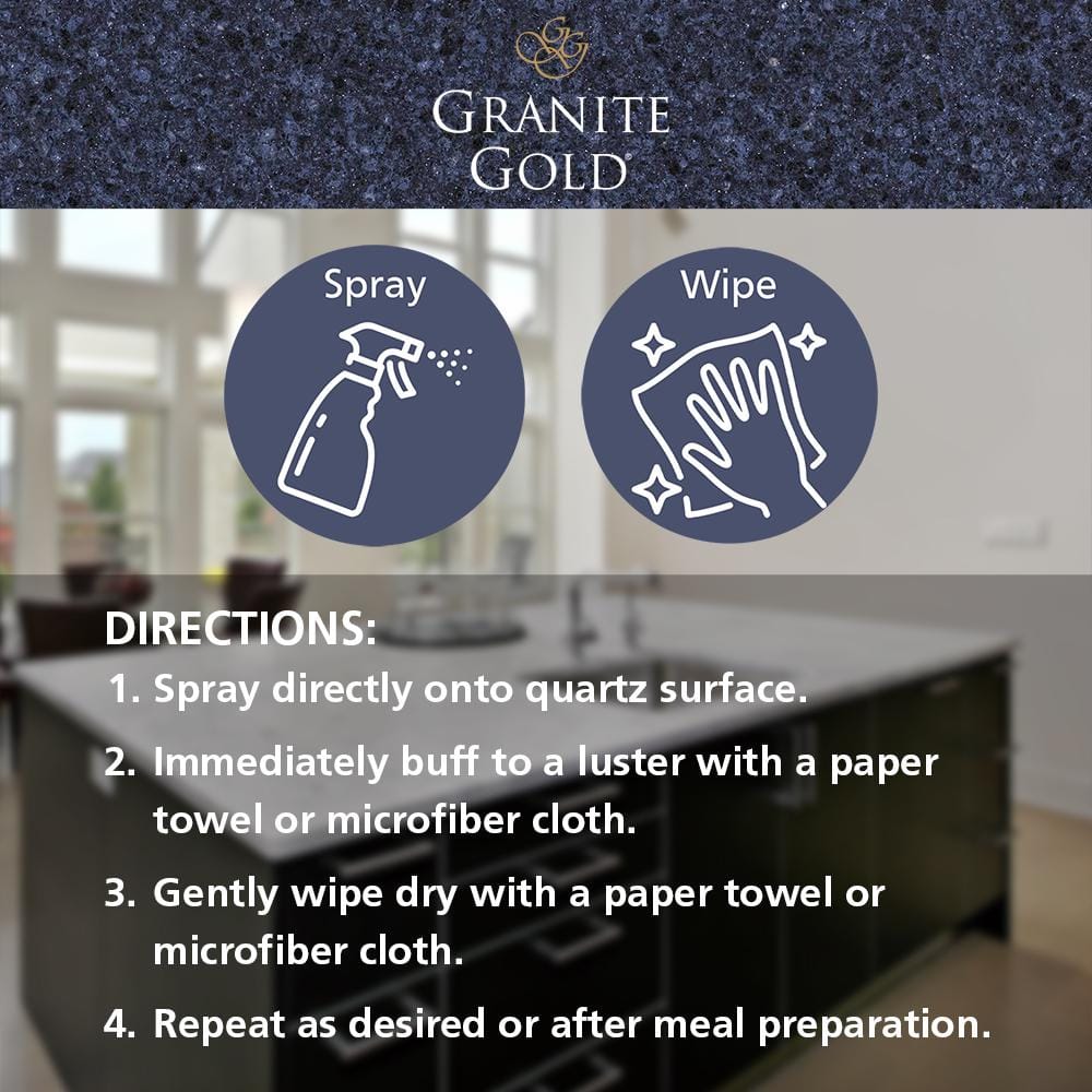 Granite Gold 24 oz Quartz Clean & Shine Spray