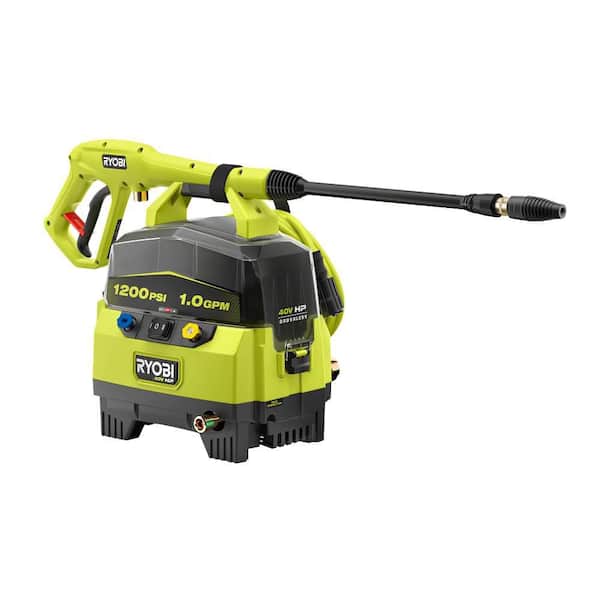RYOBI 40V 1200 PSI 1.0 GPM Cordless Electric Cold Water Pressure
