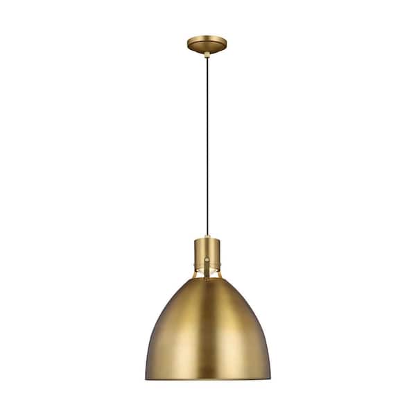  Brynne 14-Watt Integrated LED Burnished Brass Pendant