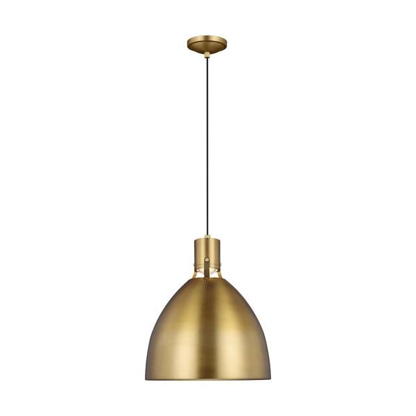  Brynne 14-Watt Integrated LED Burnished Brass Pendant