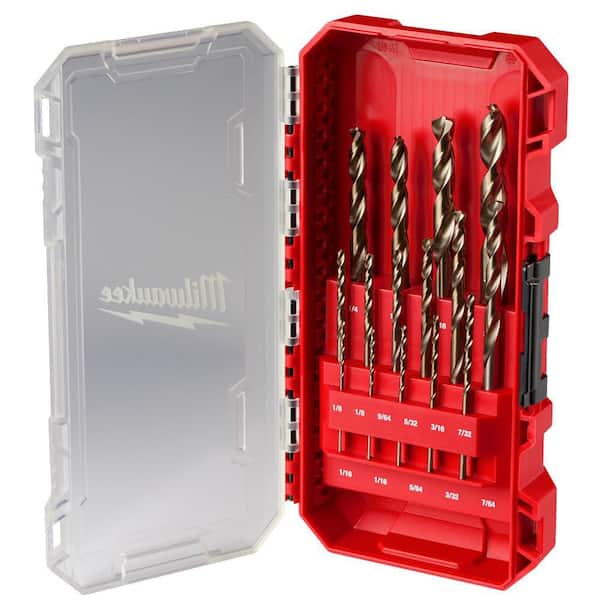 Milwaukee Cobalt Red Helix Drill Bit Set for Drill Drivers (15