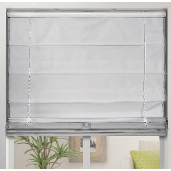 blackout,up to 3 m width by any drop, roman blind in thick cream cotton