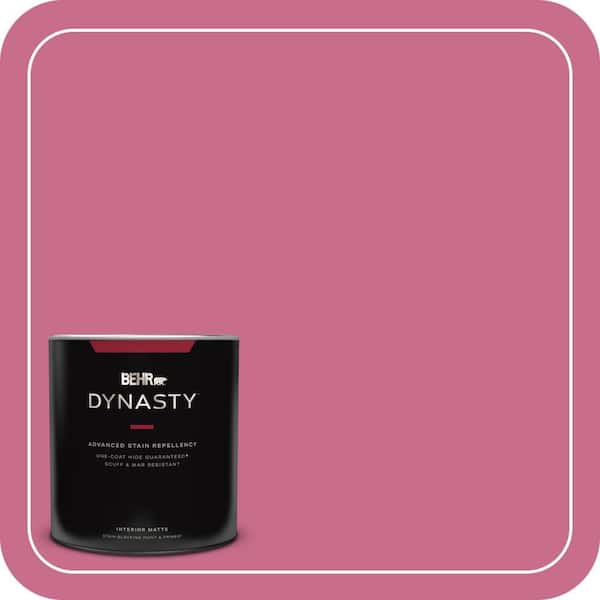 BEHR DYNASTY 1 qt. #110B-5 Silk Ribbon Matte Interior Stain-Blocking Paint & Primer