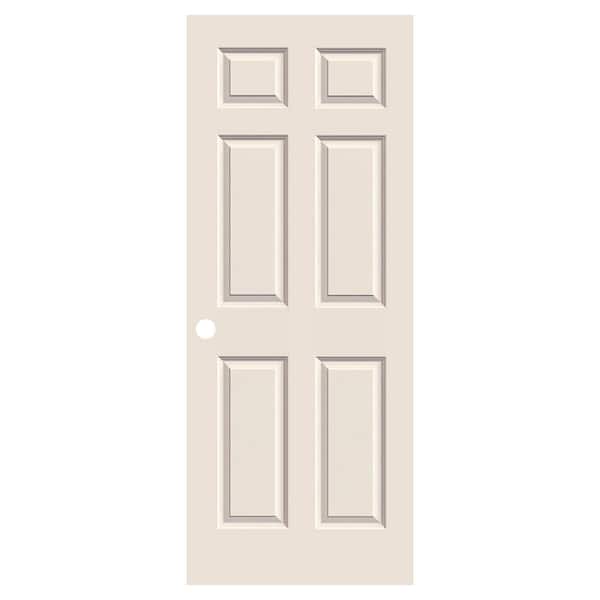 JELD-WEN 36 in. x 78 in. Colonist Primed Textured Molded Composite MDF Interior Door Slab