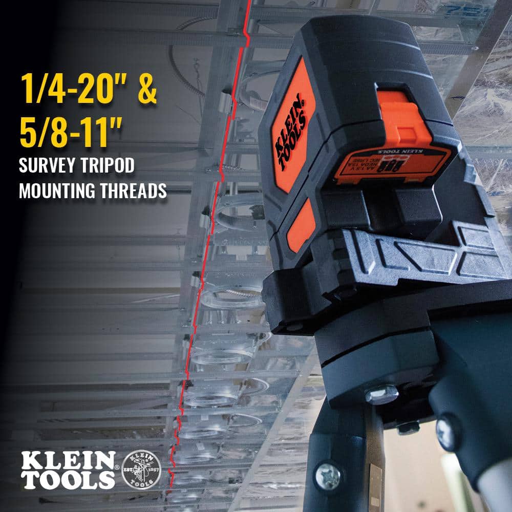 Klein Tools Self-Leveling Cross-Line Laser Level with Plumb Spot