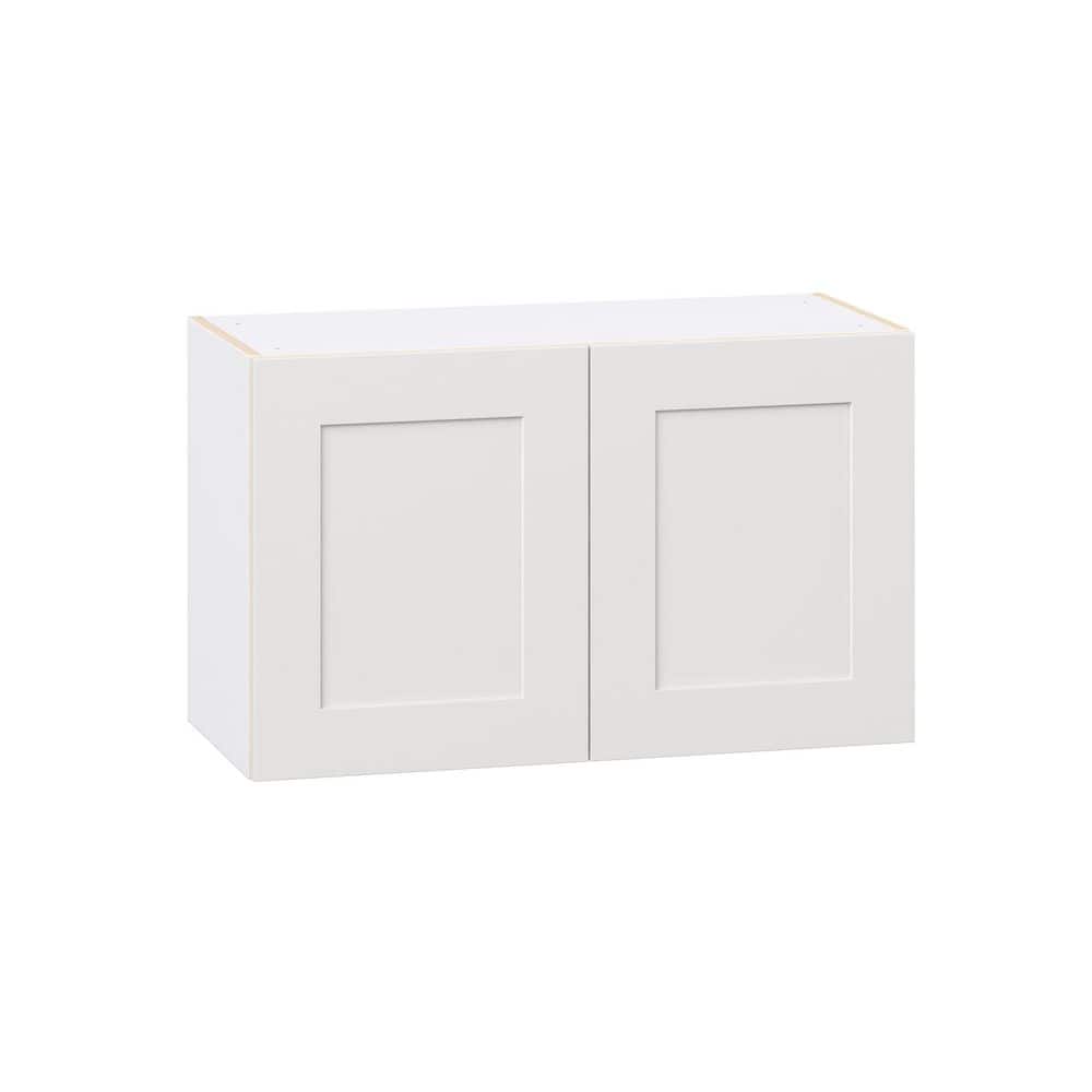 Roseland 33 in. W x 14 in. D x 20 in. H Assembled Shaker Wall Bridge Kitchen Cabinet in Warm White price history on PriceWatchPro