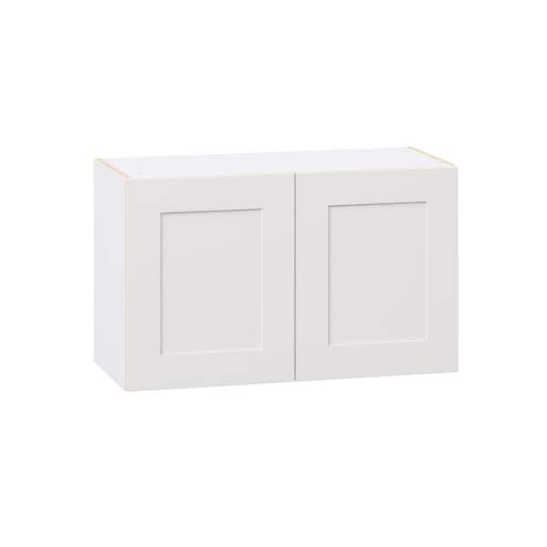 Roseland 33 in. W x 14 in. D x 20 in. H Assembled Shaker Wall Bridge Kitchen Cabinet in Warm White