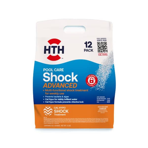 HTH 12 lb. Pool Care Shock Advanced (12-Pack of 1 lb. Shock)