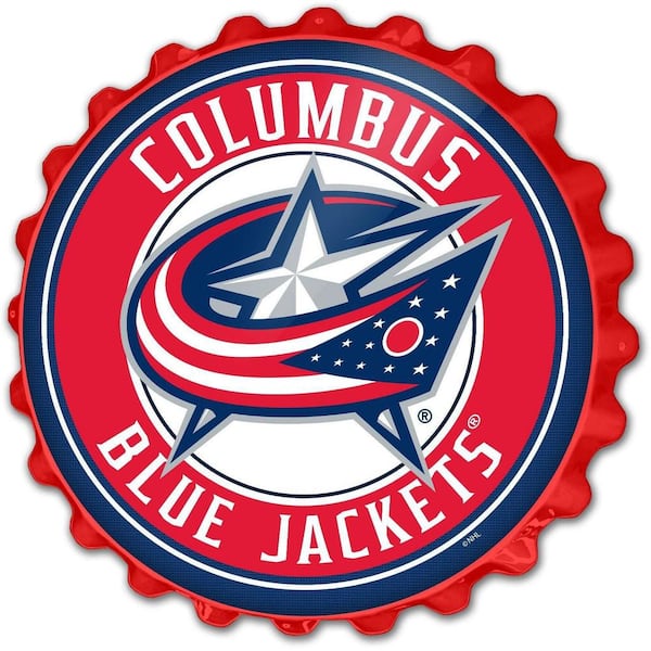 The Fan-Brand 19 in. Columbus Blue Jackets Plastic Bottle Cap