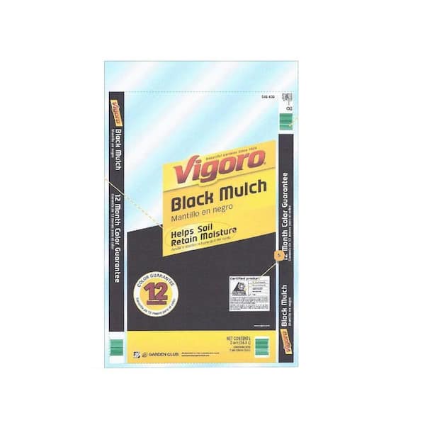 2 cu. ft. Black Colored Mulch