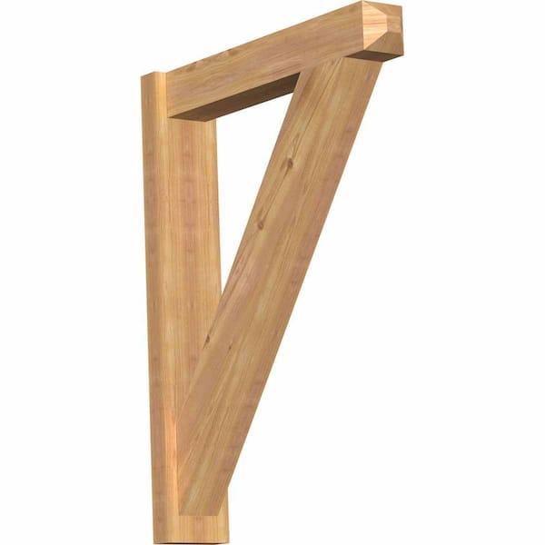 Ekena Millwork 6 in. x 36 in. x 28 in. Western Red Cedar Traditional Craftsman Smooth Outlooker